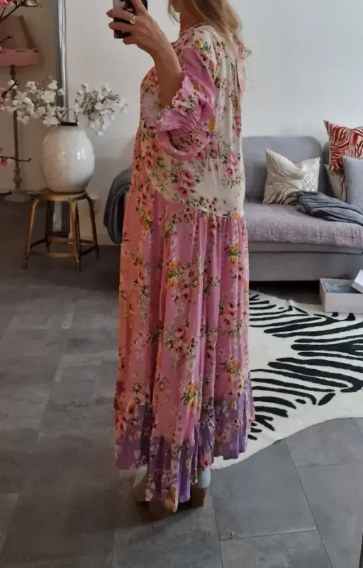 FRIDOLINA DRESS/ PINK