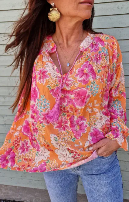 Hovedbilde SUSANNE BLOUSE/ ORANGE